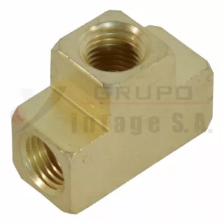 Tee hembra para tubería 1/4"