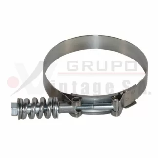 Abrazadera metálica con resorte 4 1/6" - 4 3/8"