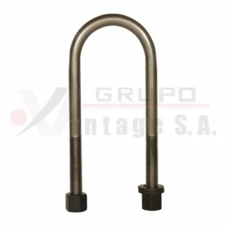 Laña redonda 9/16 x 2 3/4 x 8 con tuerca