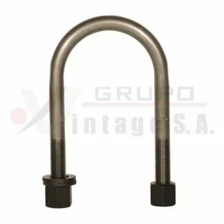 Laña redonda 9/16 x 2 3/4 x 5 con tuerca