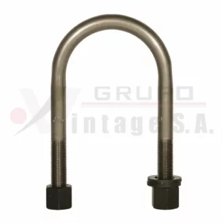 Laña redonda 9/16 x 2 1/2 x 5 con tuerca