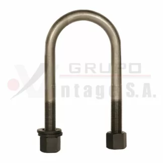 Laña redonda 9/16 x 2 1/2 x 6 con tuerca