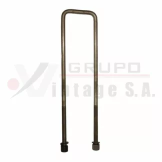 Laña cuadrada 5/8 x 4 x 19