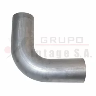 Codo 90° de 4" x 12" sin boquilla aluminizado