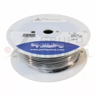 Rollo de cable negro No.10  (100´)