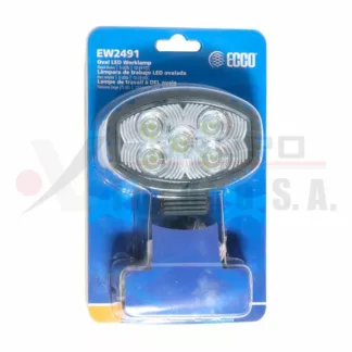 Lámpara ovalada de trabajo 5 LED 12-24VDC