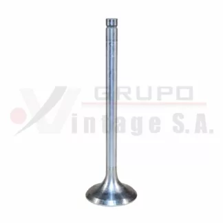 Válvula de escape vástago 3/8" DT466E/DT530 pistón grande 45.50 mm plato 152 mm alto