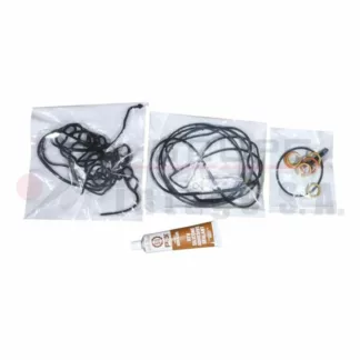 Kit de empaques de hules tapaderas frontales DT466E/DT530E año 2004 con empaque de aceitera