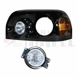 Farol delantero izquierdo completo con cobertor negro Century