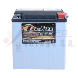 400CCA ETX30LA Batería DEKA 21.5 lbs. 7.75" x 6.625" x 5.1875"