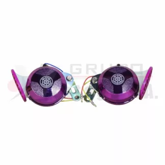 Juego de bocinas claxón digital 6 sonidos 12V