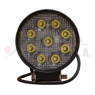 Lámpara neblinera 9 LED 12/24 redonda