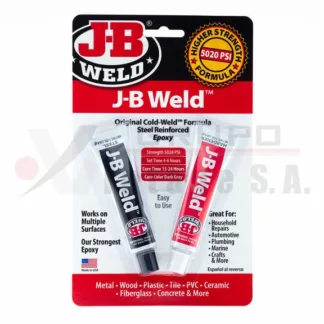 Epóxico de 2 partes para soldadura en frío 2 oz. J-B Weld hecho en USA