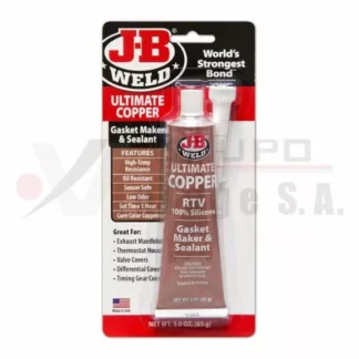 Silicón Ultra cobre RTV tubo 3 oz. J-B Weld hecho en USA