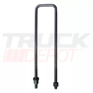 Laña cuadrada con tuerca 9/16 x 3 1/4 x 16