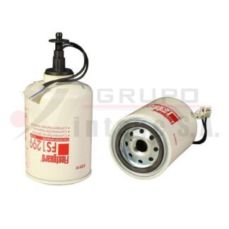 Filtro separador de agua y combustible FS1299 Fleetguard Cummins 6BT