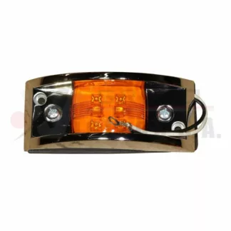 Lámpara lateral cromada ámbar tortuguita