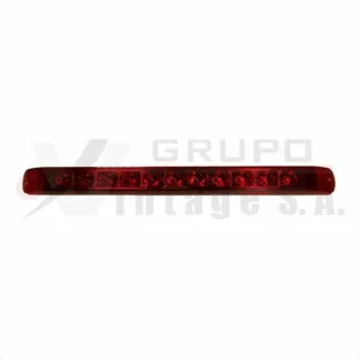 Barra 3 LED base cromada para cabina