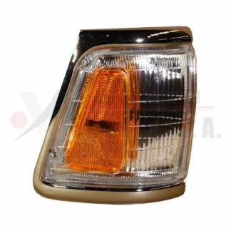 Lámpara izquierda pidevía Toyota 22R marco cromado año 90-95