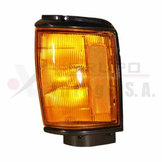 Lámpara izquierda pidevía Toyota 22R marco negro año 84-88