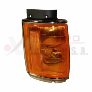 Lámpara izquierda pidevía Toyota 22R aro cromado año 84-88