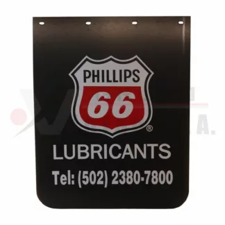 Guardafango 24.5 x 31.5 Phillips 66 negro