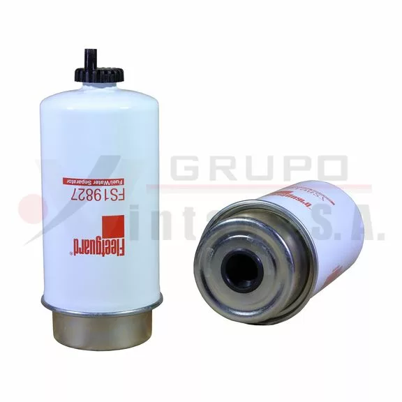 Filtro de cartucho separador de agua y combustible FS19827 Fleetguard® Caterpillar John Deere Case IH