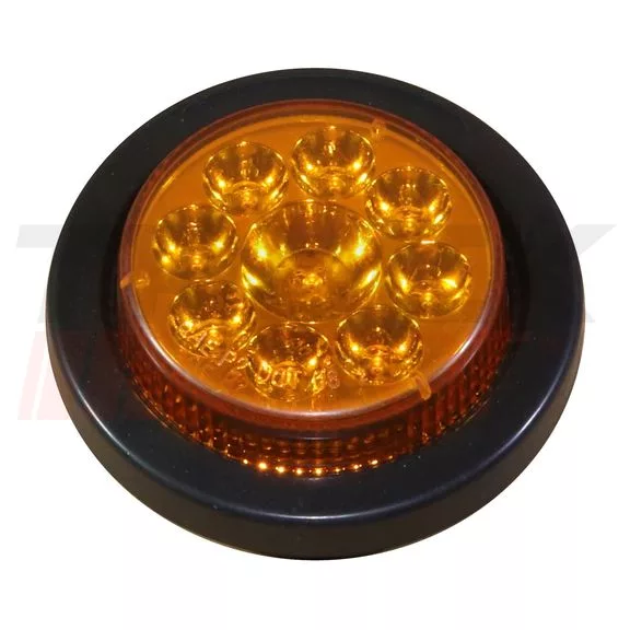 Lámpara lateral ámbar 2 1/2 9 LED 12/24V