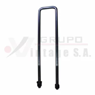 Laña cuadrada con tuerca 3/4 x 4 x 21