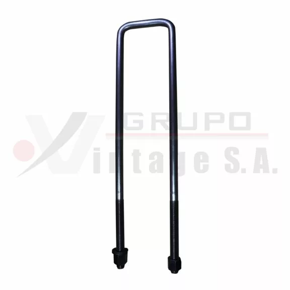 Laña cuadrada con tuerca 3/4 x 4 x 21